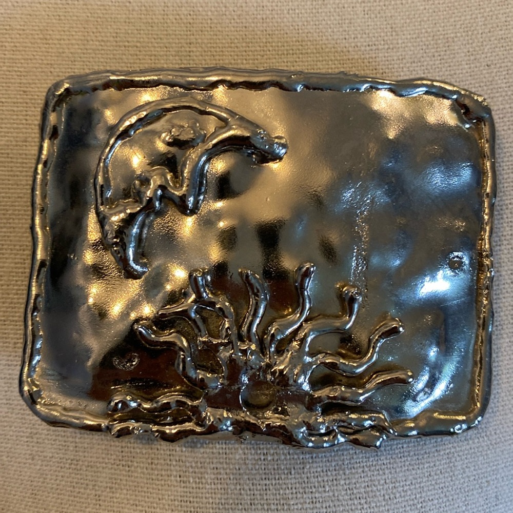 Artisan Sun and Moon Handcrafted Belt Buckle